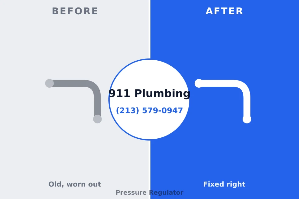 Before and after: plumbing company La Feria, TX